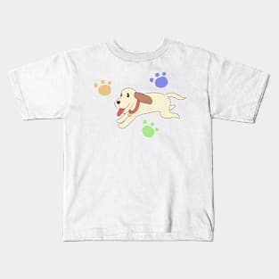 Running Dog Kids T-Shirt